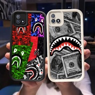 Q-22 Bape Black white Case for OPPO A16K A16E Realme C11 2021