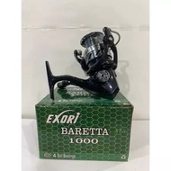 EXORI BARETTA SPINNING REEL SIZE 1000 & 3000 reel spinning