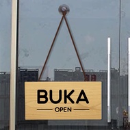 Open Close Open Close mdf sign board signboard