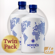[TWIN PACK] Nordes Atlantic Galician Gin 70cl 40% : The Fresh Taste of Galicia | Bundle of 2 Promoti