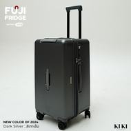 (ประกัน5ปี) กระเป๋าเดินทางทรง Fridge รุ่น FUJI FRIDGE ขนาด 26/30นิ้ว ล้อโช็คสปริง ล้อลื่น PC100% By KIKI Thailand