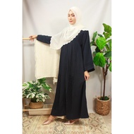 Dubai Beadwork Abaya DC in Navy Blue
