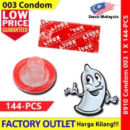 【144-PCS】Condom 003 / Kondom 003 / 避孕套003 / Condom for men  / 🔥 HEBAT 🔥 Tahan Lama Kondom / 避孕套 / 00
