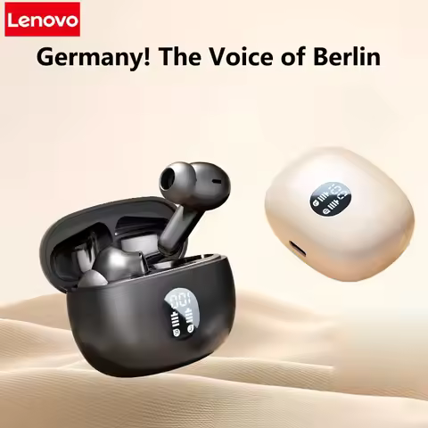 Lenovo TWS Bluetooth Earphones for iPhone Wireless Bluetooth Headset Noise Cancelling Earbuds with M