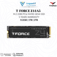 T-FORCE Z44A5 M.2 PCIE NVME GEN4X4 SSD M.2 [500GB/1 TB/2 TB] Memory
