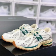 Original New Balance 1906R White Green Retro Cream Sport Unisex Running Shoes Sneakers For Men Women