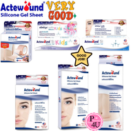 Actewound Silicone Gel Sheet ( 1กล่อง ) แอ็คติวูน แผ่นแปะซิลิโคน รอยแผลเป็นนูน คีลอยด์  แผ่นซิลิโคนเ