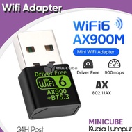 Bluetooth 5.3 + WIFI 6 AX900 USB Wireless Adapter Network 2.4G 5GHZ