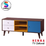 S MALL Henna 4ft TV Cabinet / Modern Design Furniture / New TV Cabinet 4ft / Rak TV 4Kaki / RAk TV 4