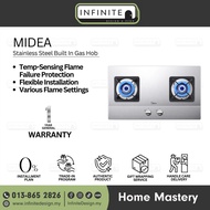 Midea MGH-8216SS Stainless Steel Built-In Gas Hob