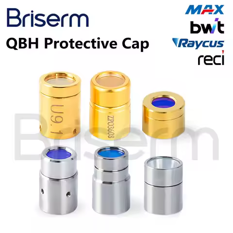 Raycus Max IPG Reci QBH Protective Lens D12.8 H12 D12.8 H16 QBH Protective Cap for Raycus Laser Sour