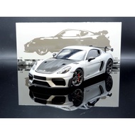 [MASH] Minichamps 1/18 Porsche 718 Cayman GT4 RS 2024 Silver