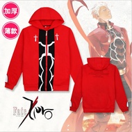 Fate/Zero Archer Hoodie Jacket Plus Cashmere Cosplay Costume