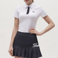 new2024 Titleist New Golf Suit Women 'S Short Skirt Summer Ice Sunscreen Short Sleeved T-Shirt Golf Korean Fashion Top Korea Original Pxg∮ DESCENNTE Footjoy∮ J. LINDEBERG Callaway∮ Titleist Scotty Cameron∮ ANEW MARK LONA