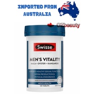 EXP 05/2026) Swisse Ultiboost Men's Vitality Maca + Oyster + Kangaroo 120 Tablets