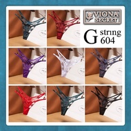 Viona Panties G StringWanita Elegant Pearl Flower Open Crocth/ Medium Size/ LARGE - G604
