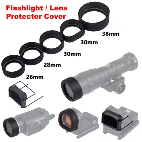 Tactical Lens Guard Surefire Flashlight M300 M600 X300 X300V Protector R-MR M-RO S-RO Hunting Weapon
