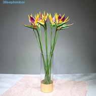 SEPTEMBER Artificial Flowers 57cm Elegant Silk Long Stem Artificial Decorations Wedding Home Decor Latex Flowers