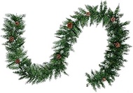 1.8M Christmas Garland for Stairs Fireplaces 6ft Artificial Xmas Tree Festive Pine Cones Decors for Xmas (style 2)