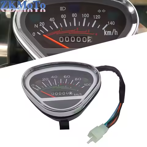 Motorcycle Meter Odometer Gauge Backlight LCD Digital Indicator Instrument For Vintage Honda DAX 70 