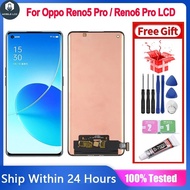 Original Screen For Oppo Reno5 Pro / Reno6 Pro LCD Display Touch Screen Digitizer Assembly Replaceme