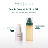 [2 pcs] Fabil Smooth and Firm Skin Derma Peptide Serum +  Hydrasoothe Toner - Bundle Must Have Untuk
