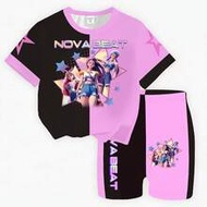 Tween Girls Spring And Summer Casual Fashion Creative Personalized Refreshing Chic Minimalist Cool V