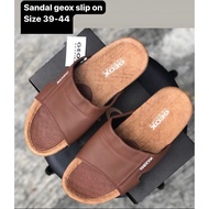 G3ox men's brown sandals leatherOriginal