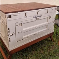 Sw4u Folding Storage Box Naturehike Alltrex 80L Top Table Foldable Teak Wood
