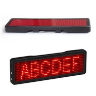 Papan Nama Led Badge Running Text Mini Tulisan Berjalan Miniatur Nametag Led Badge Running Text Mini