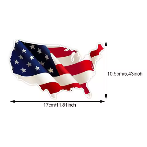 USA United States of America American US Map Flag Decal Car Truck Boat Decal Laptop Graphics Car Sti