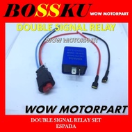 DOUBLE SIGNAL RELAY ESPADA SIGNAL DOUBLE RELAY ESPADA EMERGENCY RELAY ESPADA DOUBLE SIGNAL RELAY SET