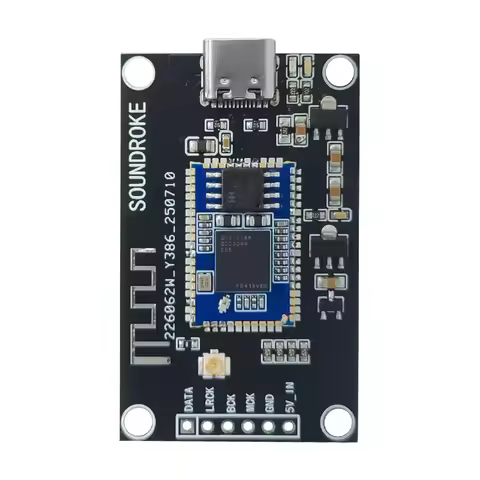 QCC5181/QCC3095 Bluetooth Digital Interface Module USB To I2S Output Type-c 5VUSB Sound Card Ldac Ap