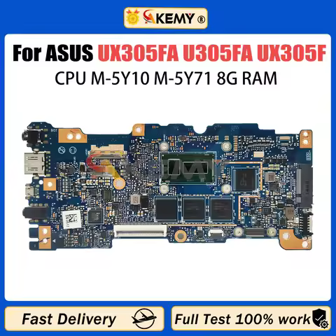 For ASUS U305FA UX305 UX305F Motherboard UX305FA M-5Y10/5Y10C M-5Y70/5Y71 CPU UMA RAM-4G/8G Test Wel