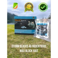 Storm Blocks 4G Rodenticide Wax Block Bait / Rat Killer / Rat Poison / Lason sa Daga 15G