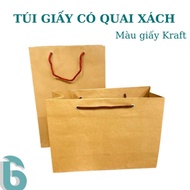 [PAPER BAG] KRAFT PAPER BAG WITH HANDLE | CHEAP KRAFT PAPER BAGS | KRAFT PAPER GIFT BAG - BAOBOONLIN