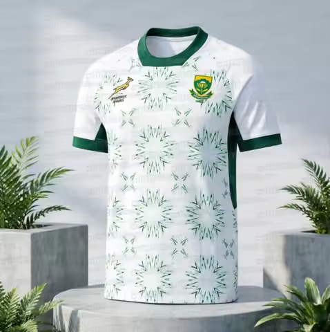 2026 South Africa Springboks Rugby Jersey Summer Oversize T-shirt Breathable Quick Drying Streetwear