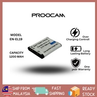 ready stock  Proocam Nikon EN-EL19 Compatible Battery for Camera S6900 S100 S33 S6500 S2500
