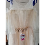 Elegant Beige Detail Prom Casual Evening Gown Dress