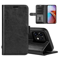 Ready to ship R64 Texture Horizontal Flip Leather Phone Case For Motorola Moto X40 Pro/Motorola Moto