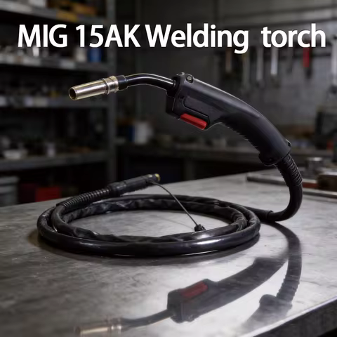 5 Meter MB15AK Welding Torch Euro Plug CO2 MAG Welding Gun Fit Binzel NBC200 NBC250 Household MIG We