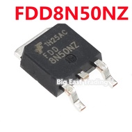 TO-252 FDD FDD8N50NZ 5pcs 8N50NZ 8N50 TO252 SMD N-channel 8A/500V MOSFET Transistor,  original Mlz T