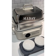 ALLDAY 双层多功能电蒸锅 本地品牌 【FREE 炖盅+架子】【现货】ALLDAY Double-layer Stainless Steel Multi-function Electric Ste