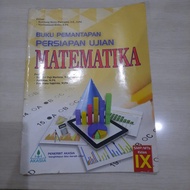 Buku Bekas PEMANTAPAN PERSIAPAN UJIAN MATEMATIKA, Akasia, SMP kelas IX