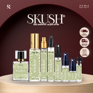 SKUSH WICKER High Quality Body Perfume Travel Lelaki Perempuan Wangian Tahan Lama 24 - 72 Jam