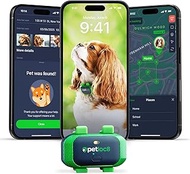 Dog GPS Tracker with Smart Alerts & Geo-Fence - Real-Time Location Tracking Collar Device with App,
