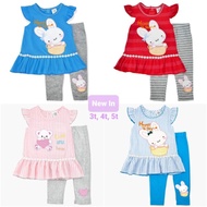 Girls' Clothing Premium Grade Bno Brand Soft Fabric Beautiful Style Cute Size 3 4 5 Years Old New 1