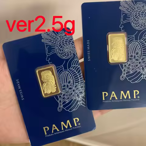 5pcs 2.5g5g10g15.5g20g1oz50g100g GoldBarCopper alloy Serial numbers Non-magnetic PAMP Swiss Wealth c