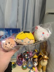 全新 有吊牌 三隻合售 愛麗絲夢遊仙境 牡蠣寶寶 時間兔 愛麗絲 茲姆 tsum tsum 迪士尼 日本東京