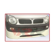 Perodua Kancil New (2002-2009) OEM Style Front Skirt Bumper Lip Spoiler Polyurethane PU Bodykit Raw 